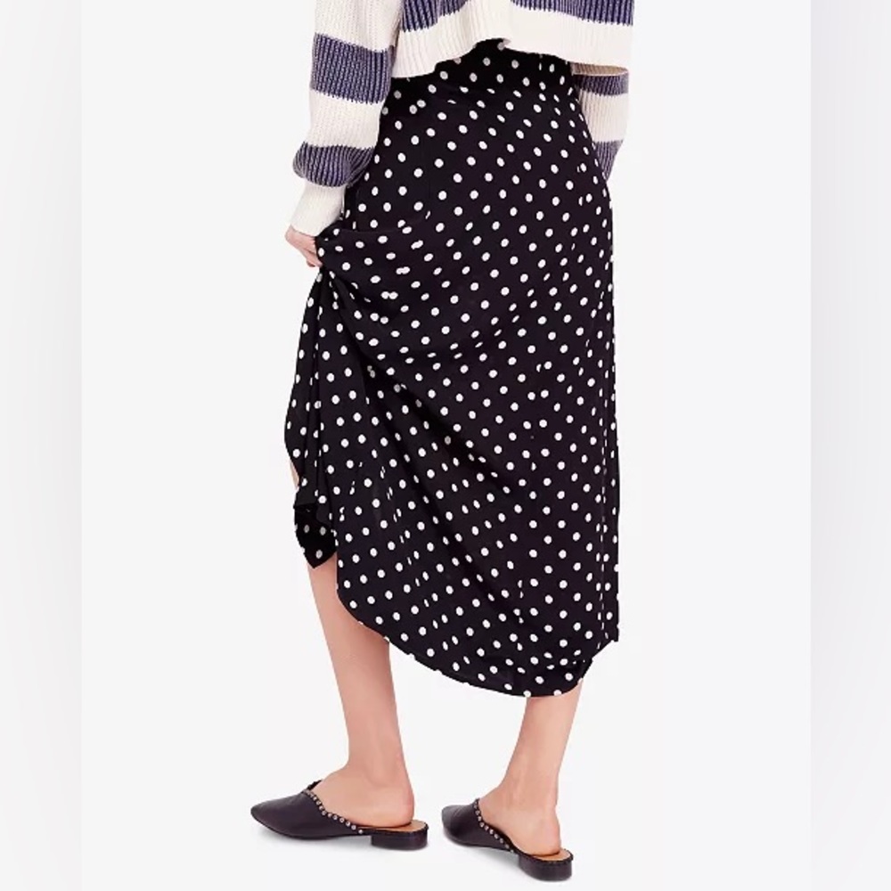 Free People Polka Dot Black Skirt - Picture 4 of 7